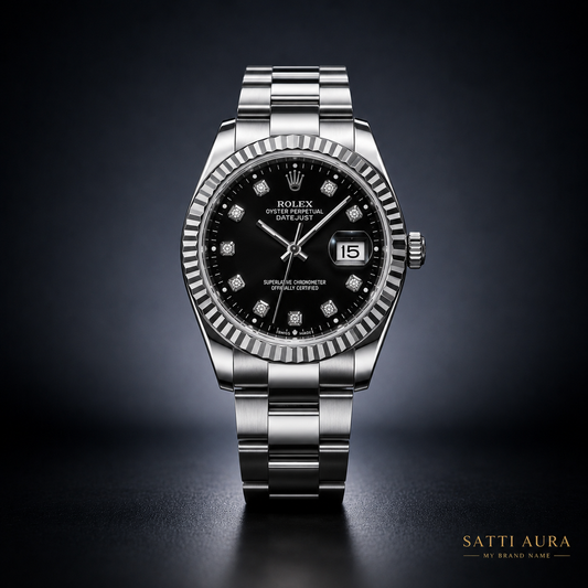 Rolex Oyster Perpetual Land-Dweller Luxury Men's Watch – Black Dial