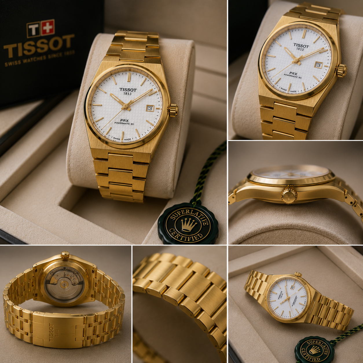 Tissot Gold Premium Dial Men's Watch