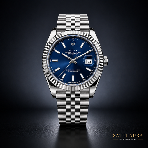 Rolex Oyster Perpetual Land-Dweller Blue Dial Luxury Watch