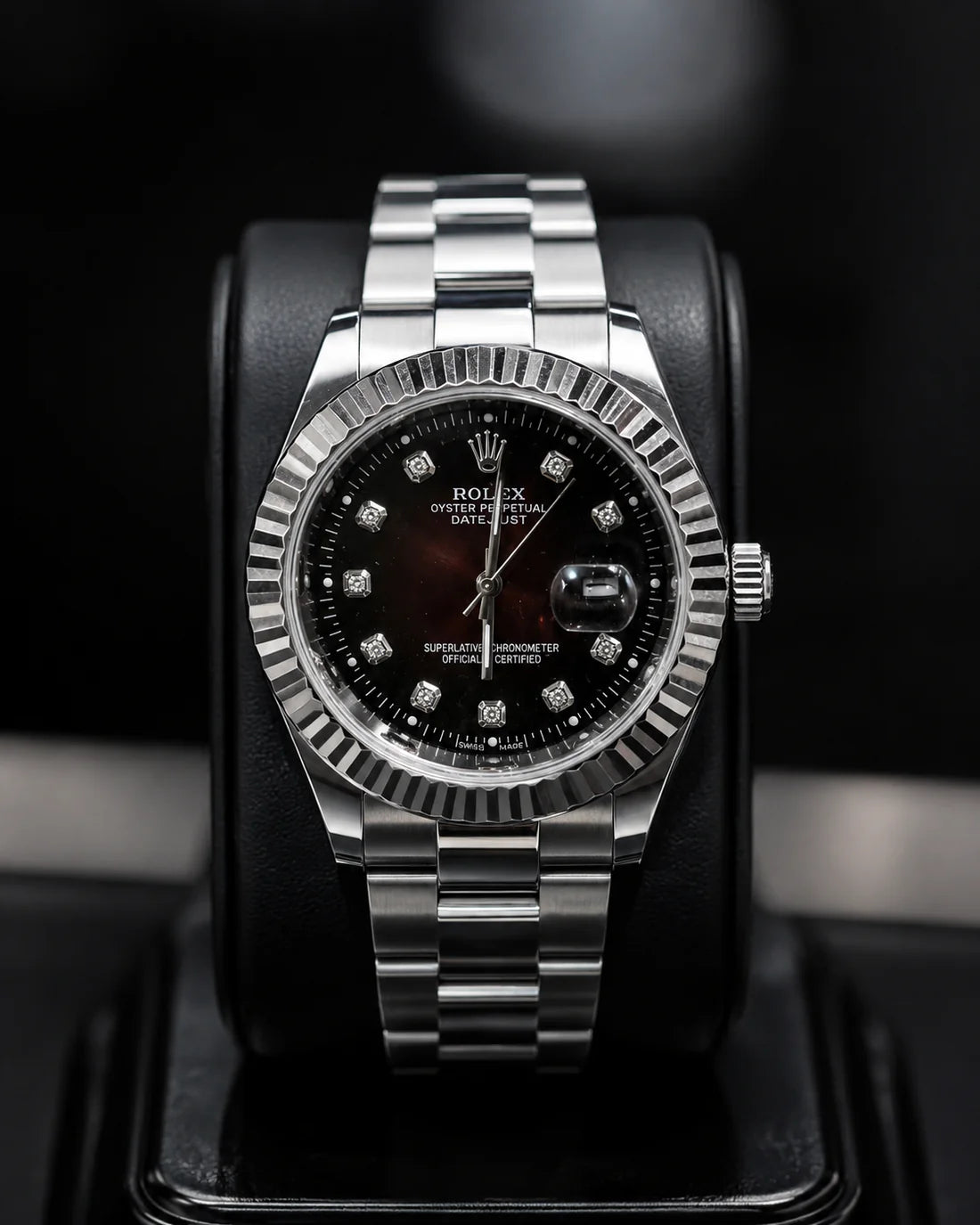 Rolex Oyster Perpetual Land-Dweller Luxury Men's Watch – Black Dial